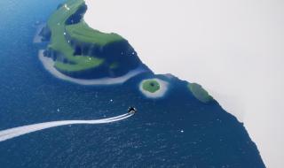 云野彩虹下的蜡烛